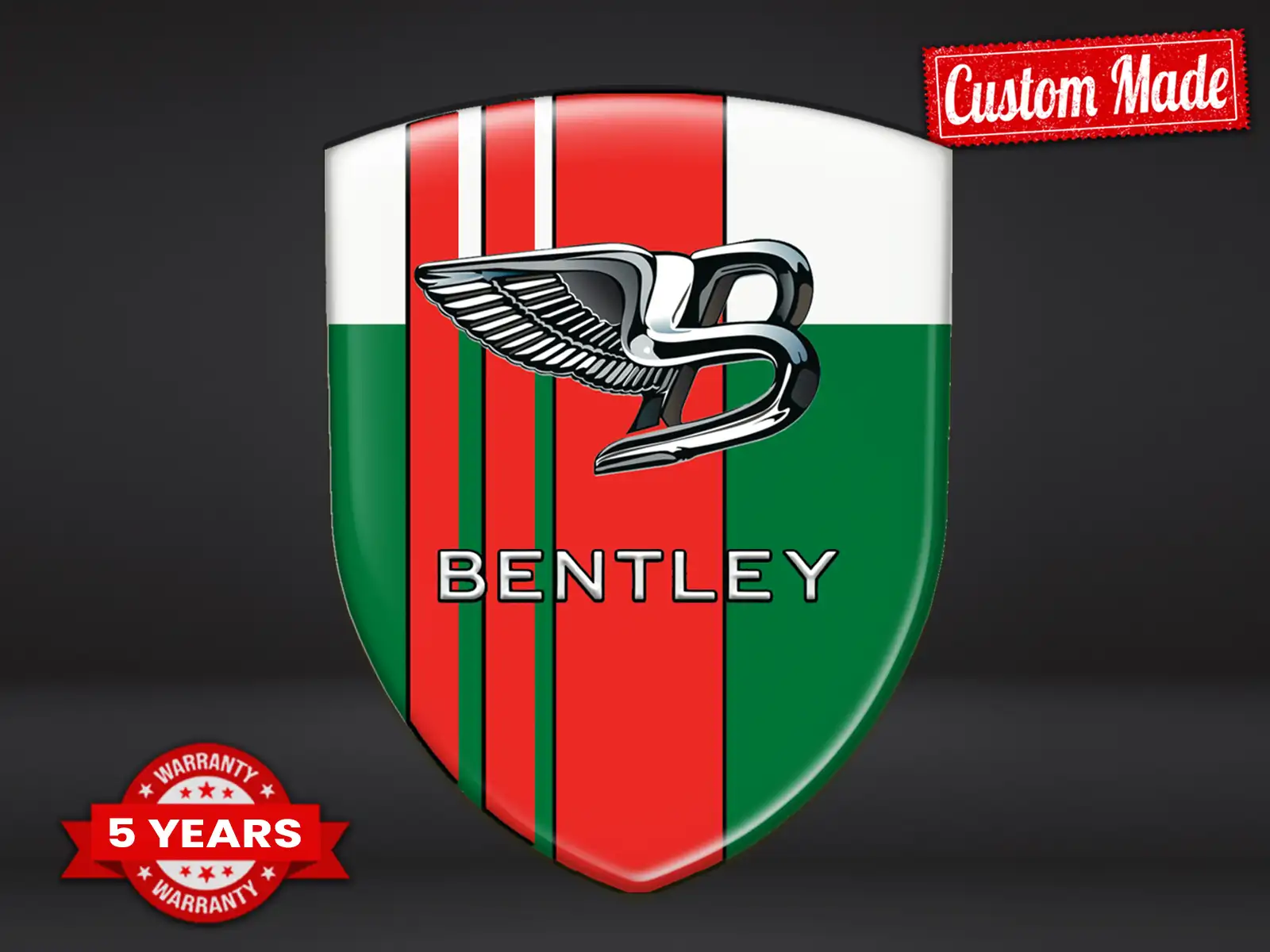 Bentley Dome Abzeichen Glänzende Qualität Edle Dome Labels